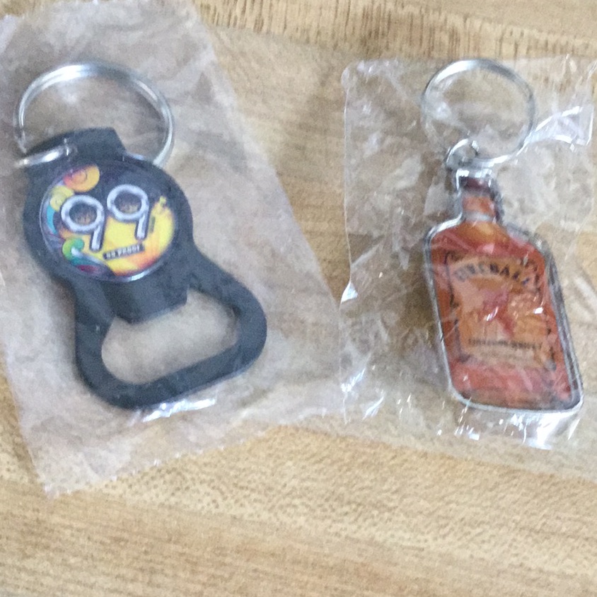 New 2 Keychain Bottle Openers